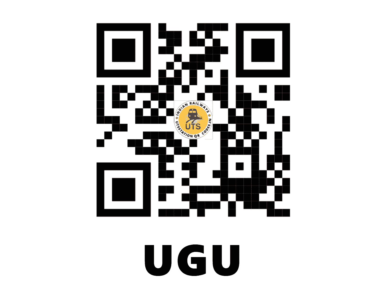UTS QR Code for UGU - UGU (NR - UTTAR PRADESH)